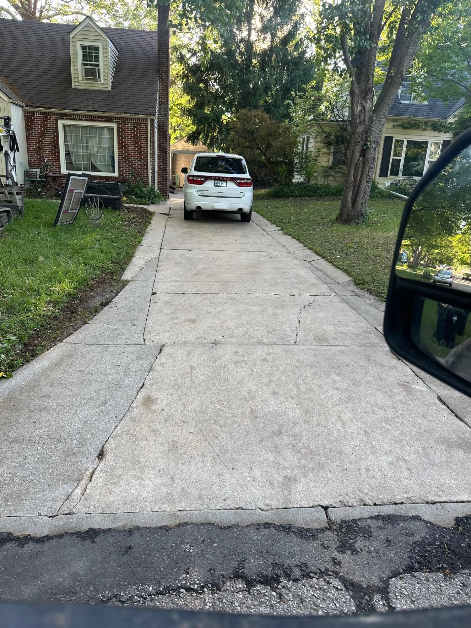Concrete driveway project