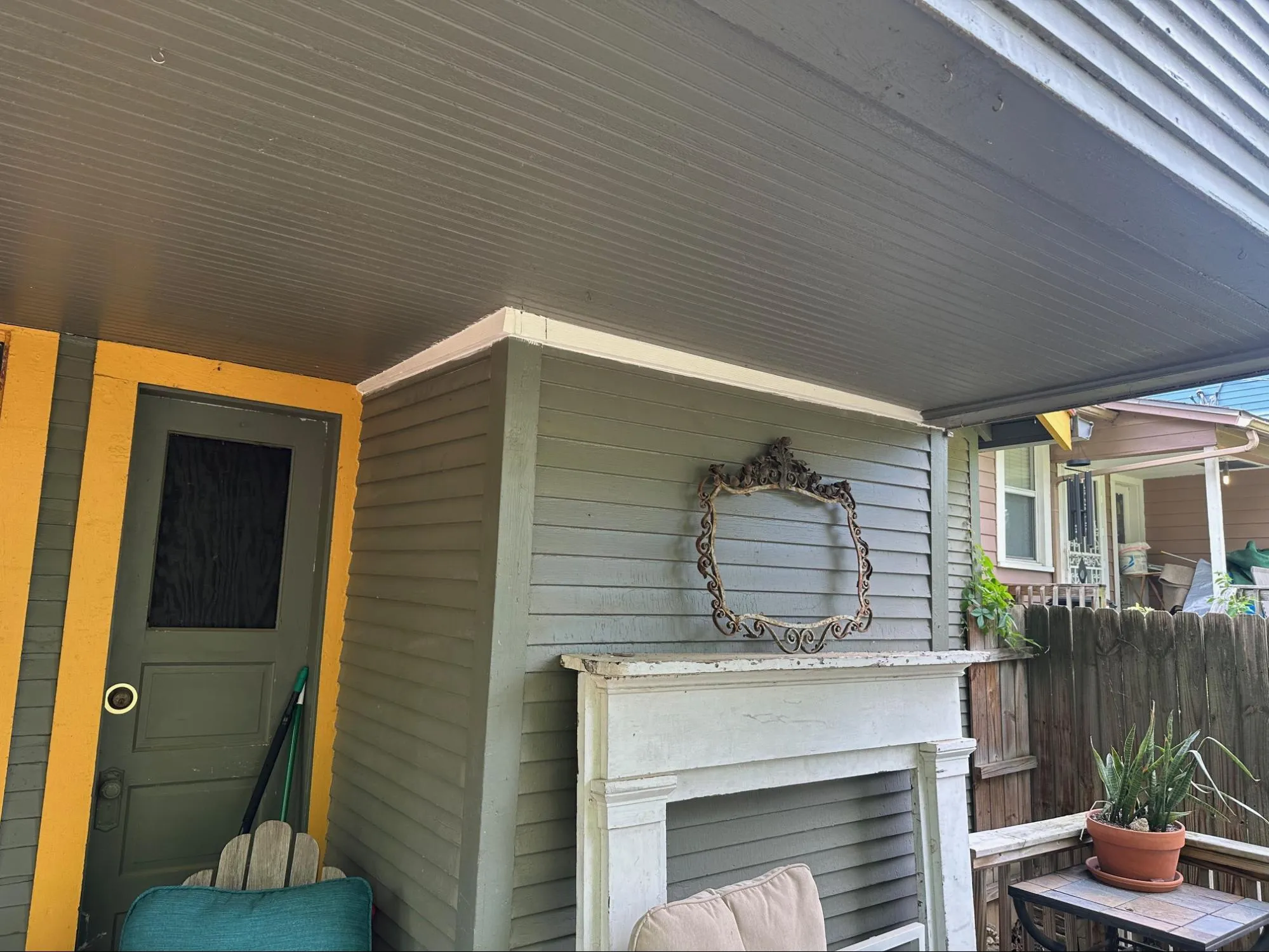 Siding repair and exterior restoration before and after