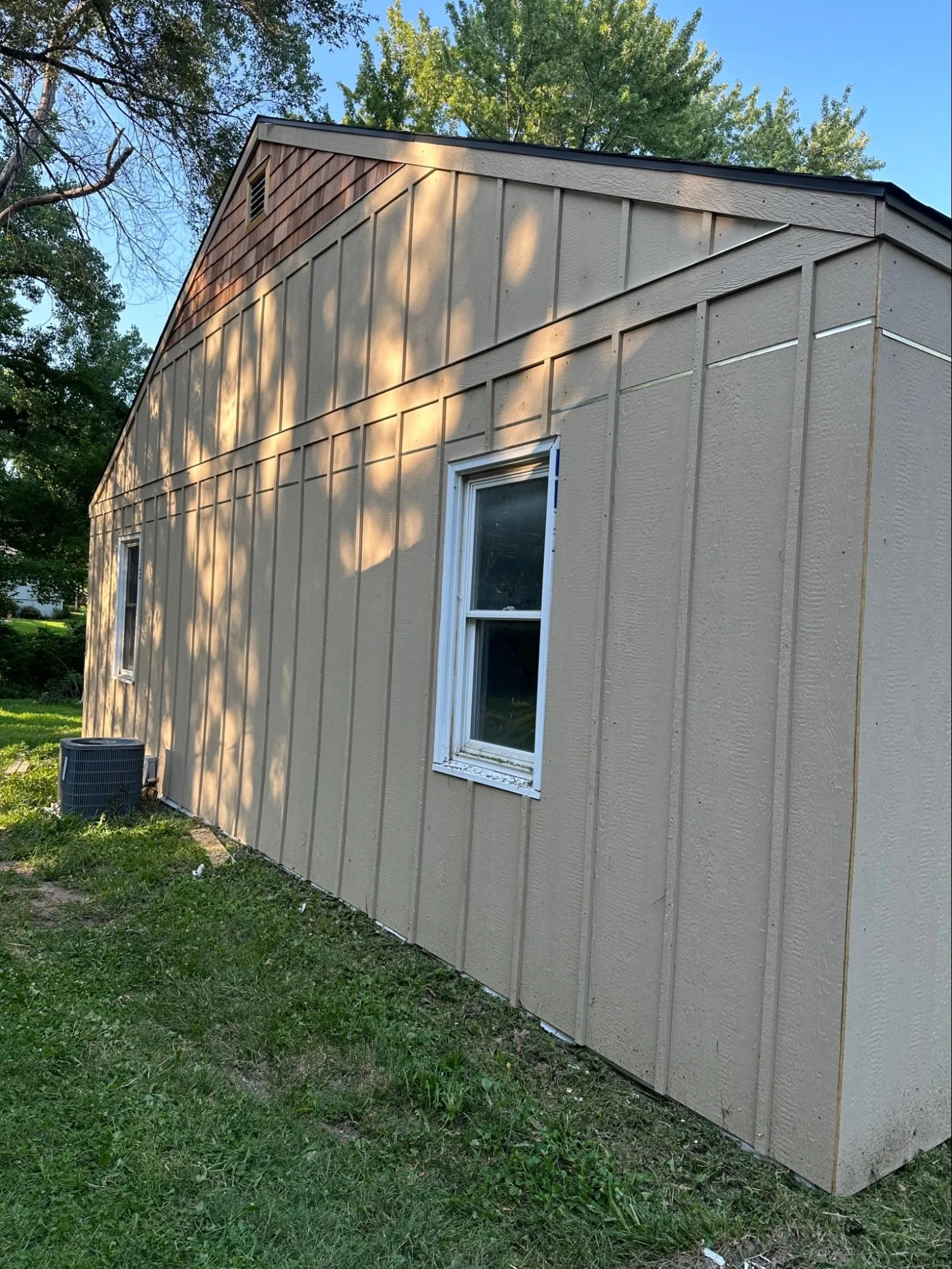Residential siding replacement completed
