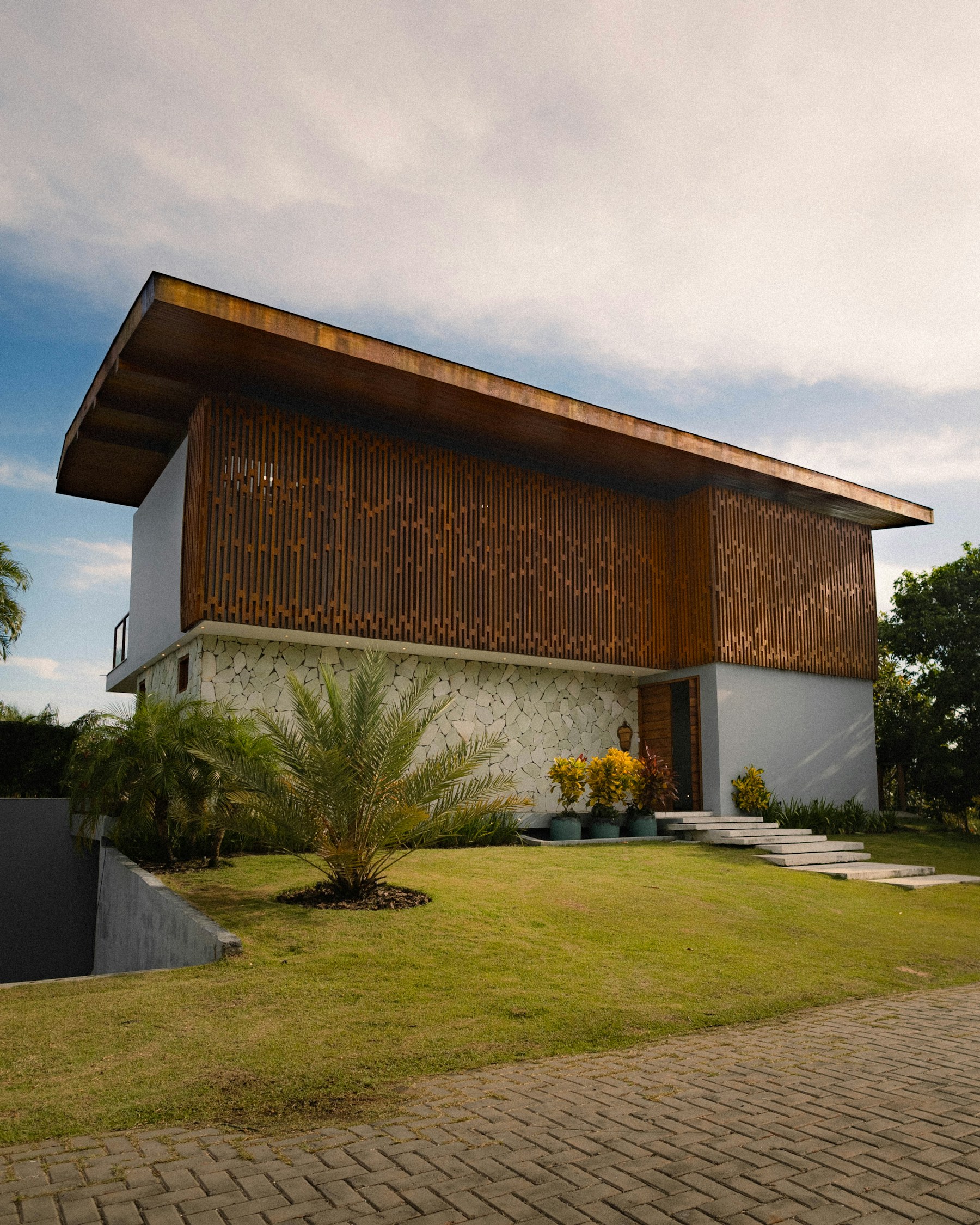 Modern managed residential property exterior